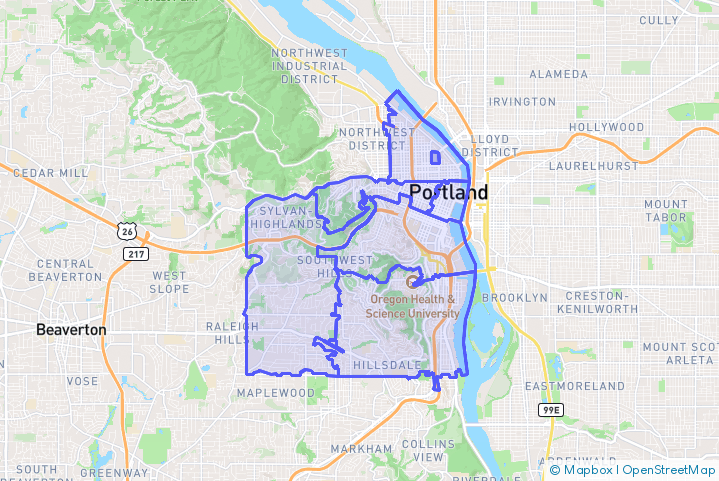 Service Area Map