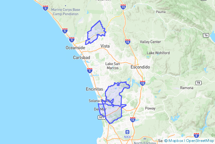 Service Area Map
