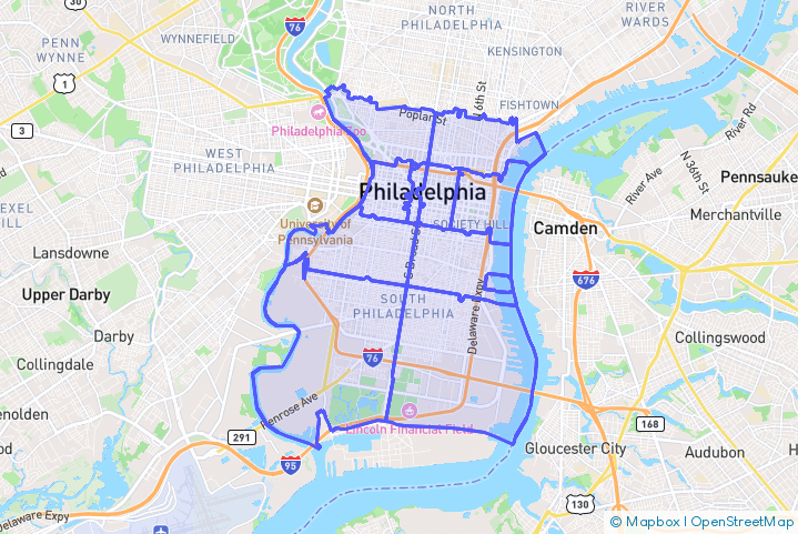 Service Area Map