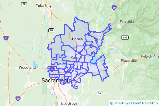Service Area Map