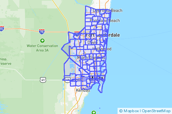 Service Area Map