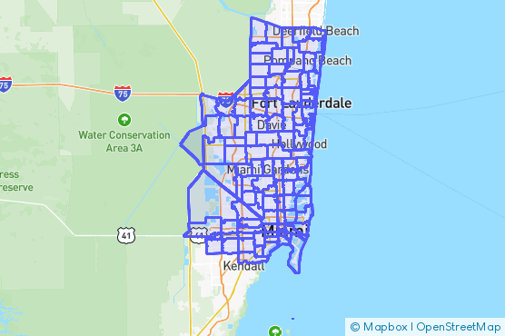 Service Area Map