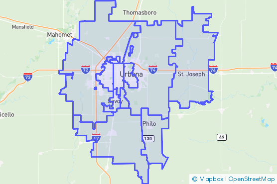 Service Area Map