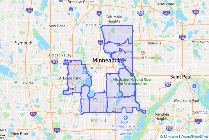 Service Area Map