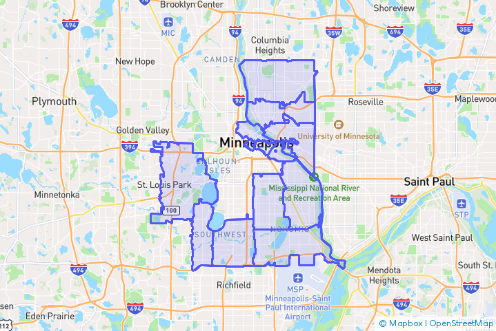 Service Area Map