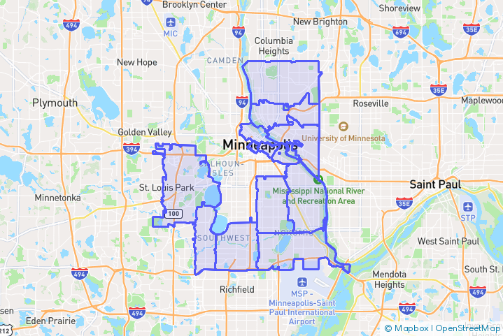 Service Area Map
