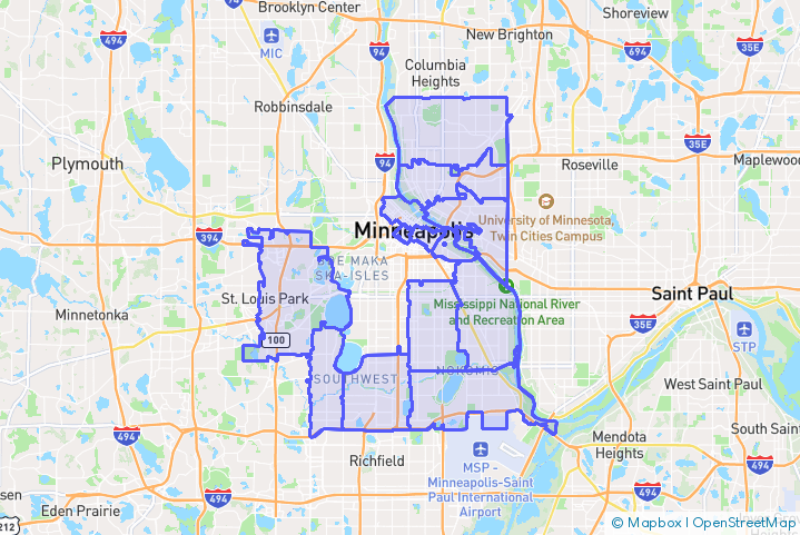 Service Area Map