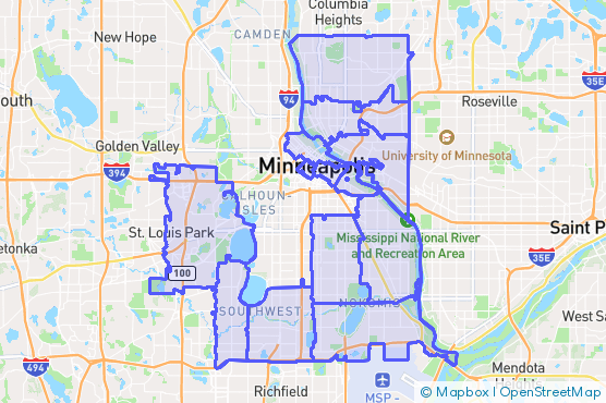 Service Area Map