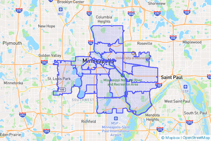 Service Area Map