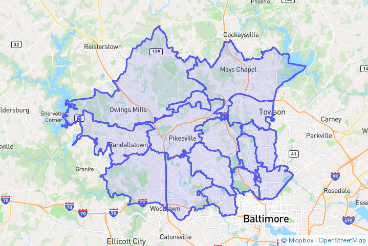 Service Area Map