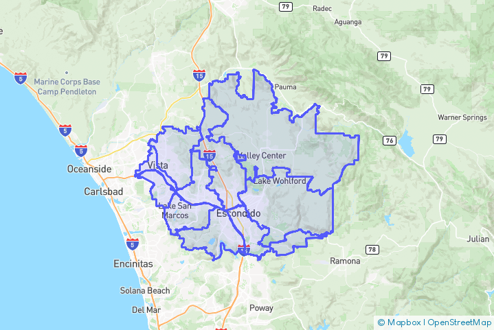 Service Area Map