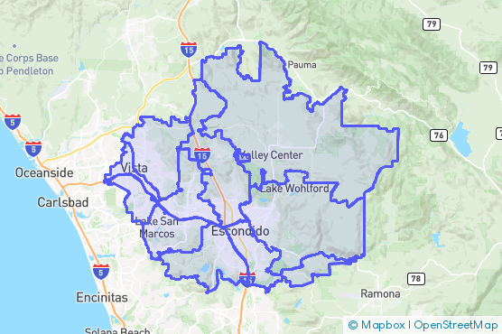 Service Area Map