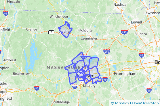 Service Area Map