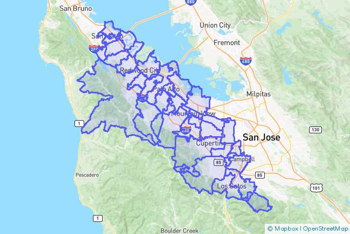 Service Area Map