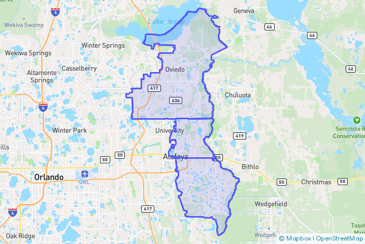 Service Area Map