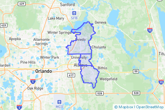 Service Area Map