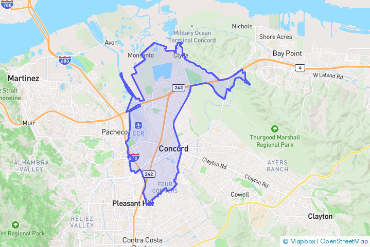 Service Area Map