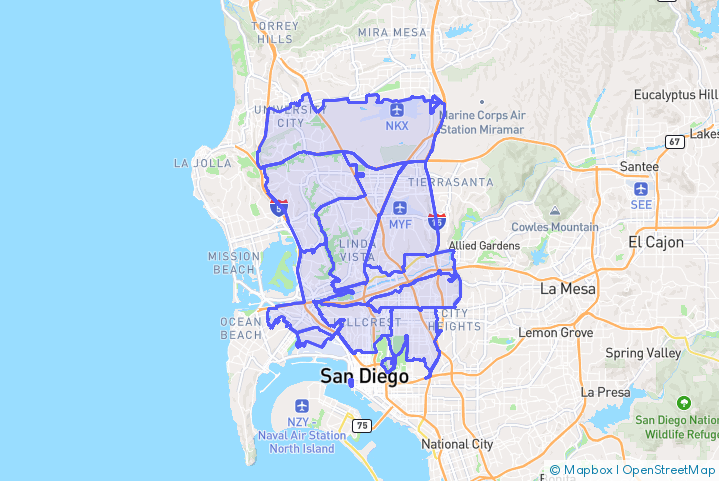 Service Area Map