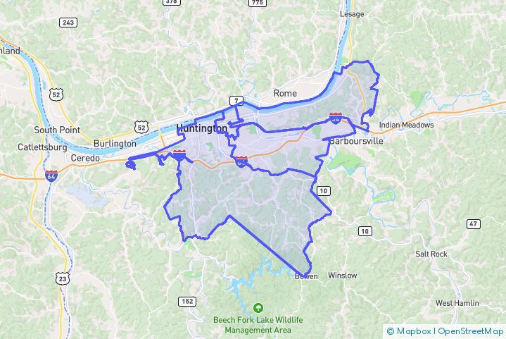 Service Area Map