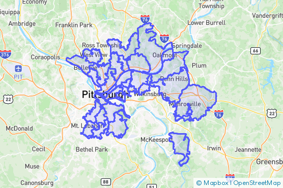Service Area Map