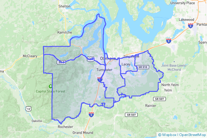 Service Area Map