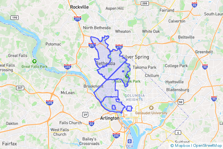 Service Area Map