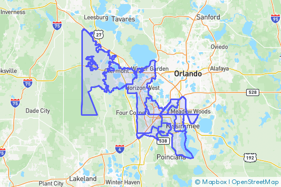 Service Area Map