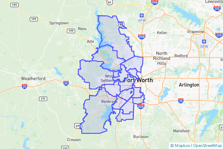 Service Area Map
