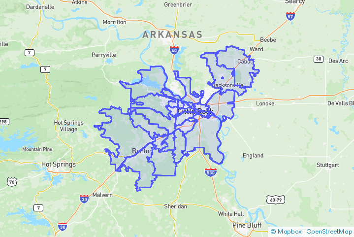 Service Area Map