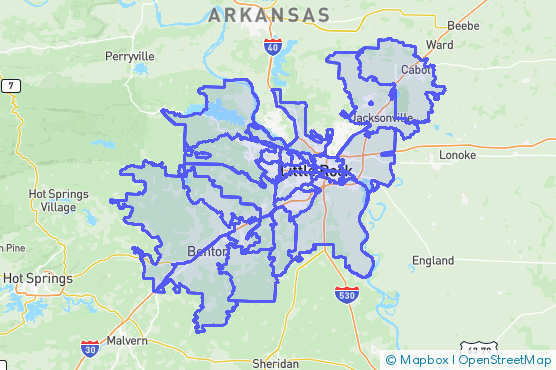 Service Area Map