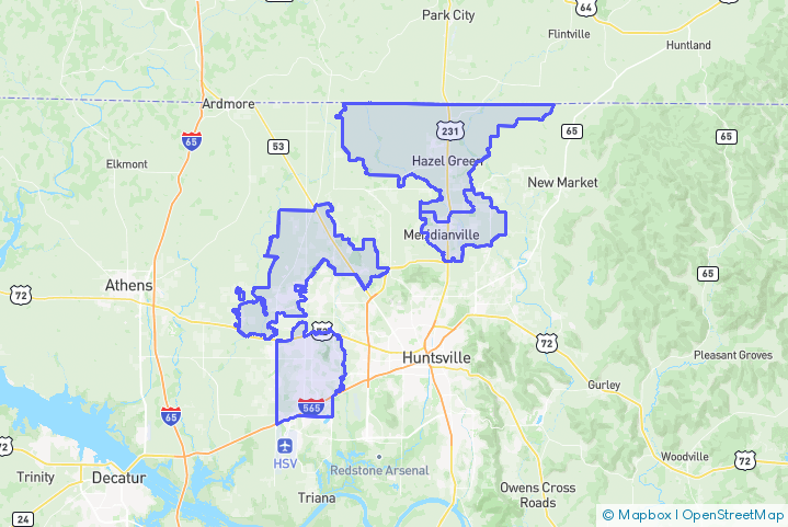 Service Area Map