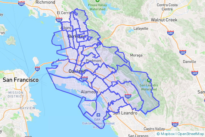 Service Area Map