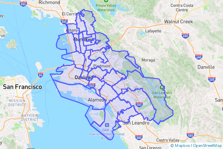 Service Area Map