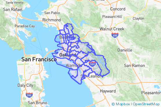 Service Area Map