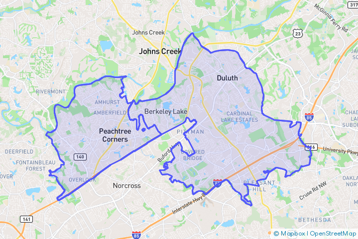 Service Area Map