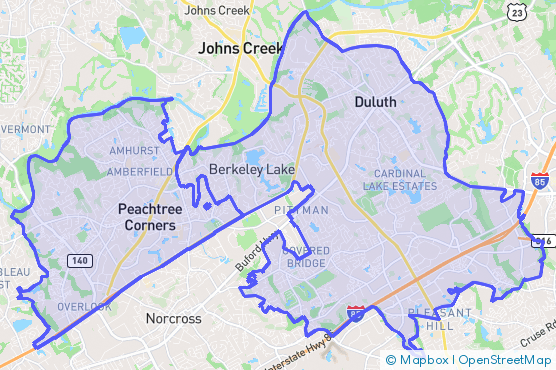 Service Area Map