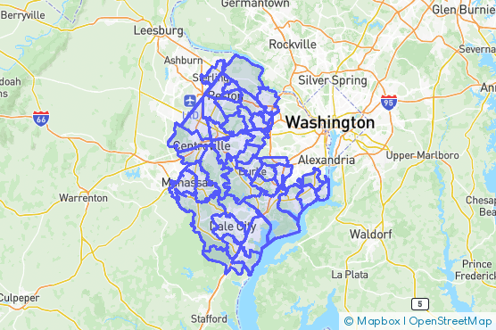 Service Area Map