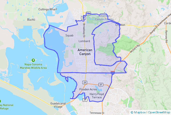 Service Area Map