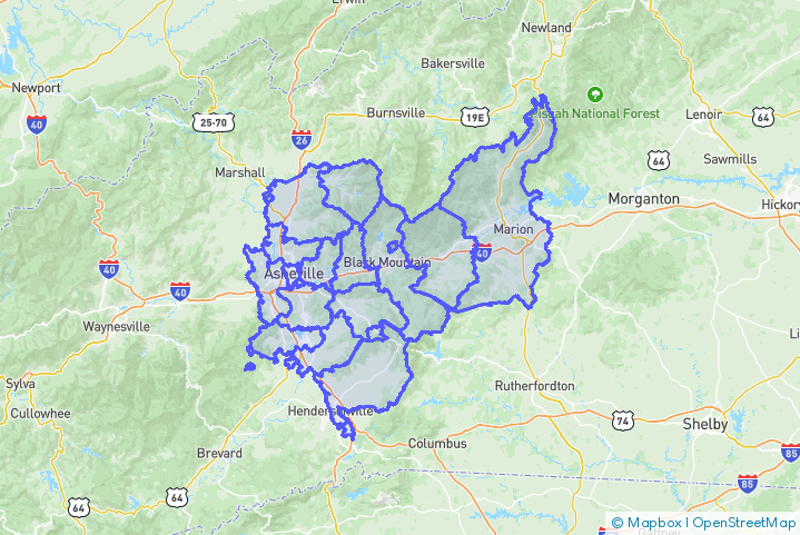 Service Area Map