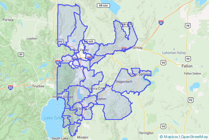 Service Area Map