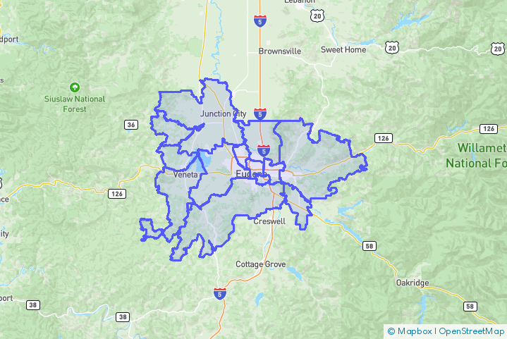 Service Area Map