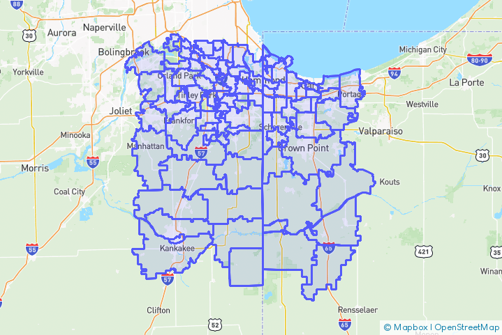 Service Area Map