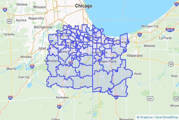 Service Area Map