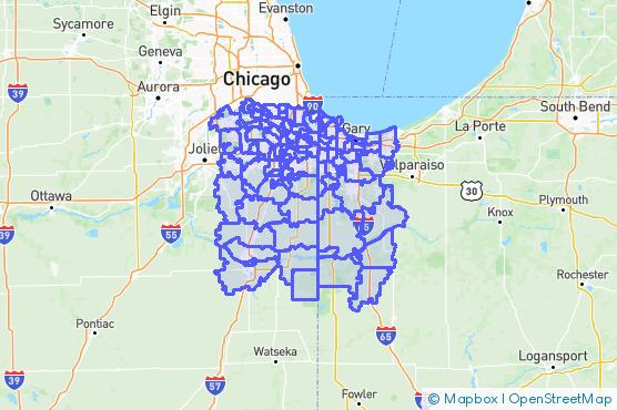 Service Area Map