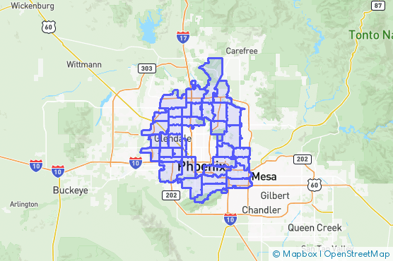 Service Area Map