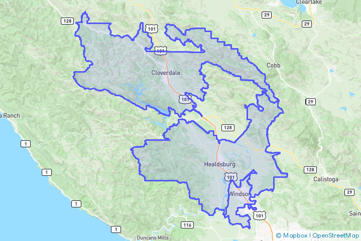 Service Area Map