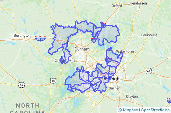 Service Area Map