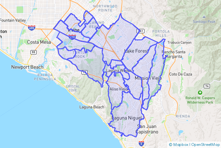Service Area Map