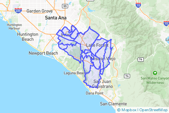 Service Area Map