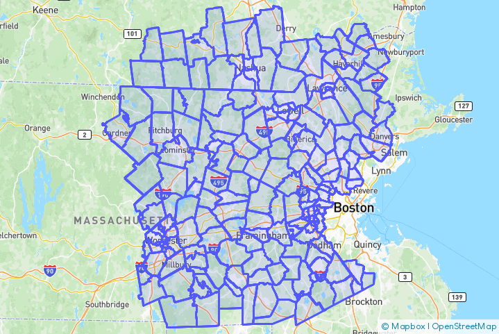 Service Area Map
